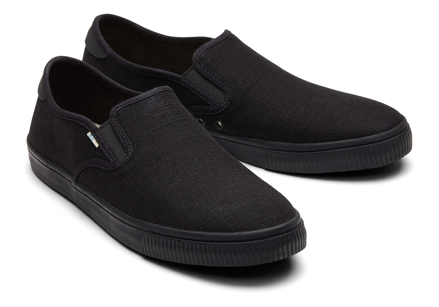 Toms Baja Slip On Black - Mens - 84527-TBYX